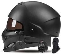 Motorbike Full Face ECE Approved Racing Motorbike Helmet with Sun Visor C,M=57-58CM