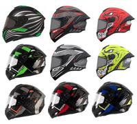 Motorbike Full Face Helmet mt Targo S -Adult Street Racing Touring Bike Rider Crash Sports Motorcycle Helmets - Men Women ECE 22.06 Approved Safety Helmet (Toby C3 Matt Fluo Yellow,L)