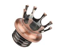 Motorbike gas cap Motorcycle Fuel Tank Gas Cover Rotate Open Quickly Remove For Harley XL1200X 2018 XL1200XS XL883C 2004-2010 XLH883C 1998-2003(Brown)