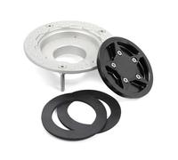 Motorbike gas cap Motorcycle Quickly Remove Fast Fuel Gas Cap Tank For H-ONDA CBR650F 2014-2018 CB650R 2019-2024 CB1300S 2017-2023(Black- Silver)