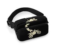 Motorbike Got Dirt Bike Crossbody Fanny Pack Waist Chest Bag with Belt Sling Packs for Workout Traveling Running