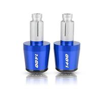 Motorbike Grip 7/8" 22mm Motorcycle Handlebar Grips Ends Handle Bar Cap End Plug For Suzuki GSX1400 GSX 1400 2001-2022 2002 2003 2004 2005 200 Handlebar Grip(Blue)