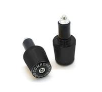Motorbike Grip End Plug Caps Motorcycle Grips Handle Bar Cap End Plugs Suitable For GSX-S750 CNC 7/8"22MM(Black)