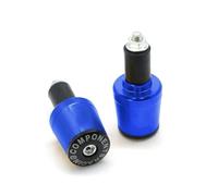 Motorbike Grip End Plug Caps Suitable For CB400 CB500 CB750 CB1300 CB500F Motorcycle CNC 7/8"22MM Grips Handle Bar Cap End Plugs(Blue)