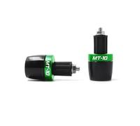 Motorbike Grip End Plug Caps Suitable For MT10 FZ10 7/8" Grip Ends Counterweight Handle Bar End Cap Plug Slider(Green)