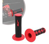 Motorbike Grips, 1 Pair Dirt Bike Handlebar Grips,22mm/24mm Motorcycle Handle Bar Hand Grips Non-slip for Pit Bike Dirt Bike Motocross Enduro MX Surron E Bike-Red