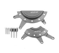 Motorbike Guard Protector Motorcycle Engine Stator Cover Case Slider Protector For KAWASAKI For NINJA 400 2018 2019 2020 2021 2022(Grey)