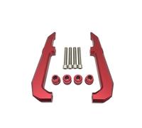 Motorbike Hand Grab Bar For GROM MSX125 Msx125 MSX 125 2021 2022 2023 Motorcycle Rear Passenger Handle Grab Bar Rail Armrest Tail Handrail(RED)
