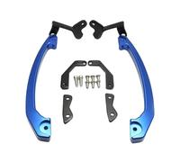 Motorbike Hand Grab Bar For MT07 FZ07 2013 2014 2015 2016 Motorcycle Passenger Grab Bars Tail Armrest Rear Seat Handles(BLUE)