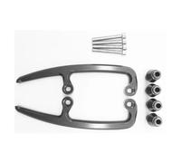 Motorbike Hand Grab Bar Motorcycle Rear Grab Bars Seat Pillion Passenger Rail Handle Armrest Arm Rests For Z650 Z 650 2017 2018(GREY)