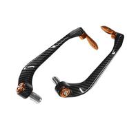 motorbike hand guards, Motorcycle Hand Brake and Clutch Lever Guard Aluminum 2 Pcs Multicolor(Orange b)