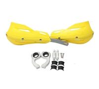 Motorbike Hand Guards Motorcycle Universal 22mm 28mm Hand Guard Protector Guard Cover Handle Mounting Kits Handguard Fit All Dirt Bikes(Yellow)
