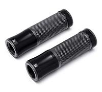 Motorbike Handgrips Hand Grips Retro for Street Bike Universal Fit Pair - Aluminium & Rubber Fits All 22mm 7/8 inch Trike Quad