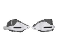 Motorbike Handguards Dirt Bike Handguards Fit for CFMOTO 450MT 2024 2025 Handlebar Handguard Heighten HandGuards Shield Brake Clutch Lever Protector(Big White and Gray)
