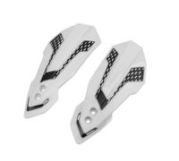 Motorbike Handguards Dirt Bike Handguards For 125 150 200 250 300 ATV Dirt Bike Motocross Motorcycle Universal Handbar Handguard Protector 7/8'' 22mm(White)