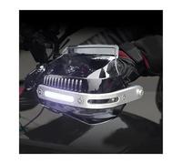 Motorbike Handguards For Silver For Wing For Torneo Cbr1100Xx Biz 125 Cg 125 For Shadow 750 Motorcycle Hand Guards Handguard Handlebar Handle Protector Motorcycle Handguard(Black-White light)