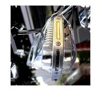Motorbike Handguards For Y&amaha Tdm 850 Pw 80 Tzr 50 For Raptor 350 R1 2012 Xj600 Xj6 Handguard Handlebar Protector Windshield With Light Motorcycle Handguard(Clear-amber Light)