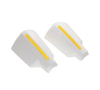 Motorbike Handguards Motorcycle Hand Guards Motorcross Bike Handguard Scooter Windscreen Driving Falling Hands Protection17mm Bar Hand Guards Protectors(Color:White)