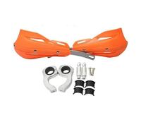 Motorbike Handguards Motorcycle Universal 22mm 28mm Hand Guard Protector Guard Cover Handle Mounting Kits Handguard Fit All Dirt Bikes(Orange)