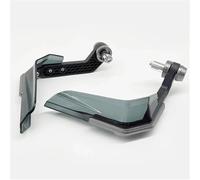 Motorbike Handguards Universal Motorbike Modification Motorcycle Hand Guards Wind Protector Shield Protective Gear Covers 5 Colors(Titanium)