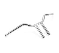 Motorbike Handle Bars Fit For Sportster XL883 Fit For Dyna Fit For Softail FXBB 25mm Handlebars T-bars 1'' Drag Bars 12'' 14'' Height Balance Handlebar Cross Bar(25mm Chrome 14inch)