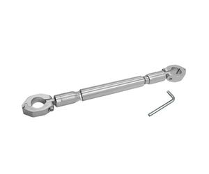Motorbike Handle Bars Motorcycle Handlebar Fit For Pcx125/150 Modification Aluminum Alloy Adjustable Mobile Navigation Crossbar Motorcycle Thickened Balance Bar Suitable(Silver)