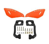 Motorbike Handle Guard Shield Motorcycle Handguard Protector Shield Windproof 22mm Universal Motorbike Hand Guard Protctive Gear For ATV Quads DirtBike(Orange)