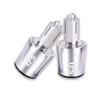 Motorbike Handlebar End Weights For CT125 For H┐unter Cub CT 125 All Years Motorcycle CNC Handle Bar Handlebar Grips Cap End Handle Plugs Cap Accessories(Silver)