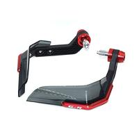 Motorbike Handlebar End Weights for GSR 750 2011-2018 GSR 600 2006-2011 GSR 400 2008-2012 Motorcycle Accessories CNC Short Brake Clutch Levers Handguard Shield(Red,A)