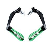 Motorbike Handlebar End Weights for H┐ONDA NX650 NX 650 Dominator 1988 1990 1991 1992+ Lever Guard Hand Guard Handlebar Grips Brake Clutch Levers 1989 Motorcycle(Green)