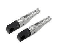 Motorbike Handlebar End Weights For K┐awasaki ZXR250 ZXR400 ZXR 250 ZXR 400 Motorcycle Accessories Foot Pegs Pedals CNC AluminumRear Passenger Footpegs(Grey)