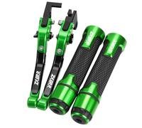 Motorbike Handlebar End Weights For K┐awsaki ZX6R ZX6RR 2000-2004 2003 2002 2001 ZX-6RR ZX Motorcycle Adjustable Extendable Brake Clutch Levers Handlebar grips(J)