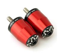 Motorbike Handlebar End Weights For KYMCO AK 550 AK550 2017 2018 2019 2020 Accessories Motorcycle Cnc Handlebar Grips Handle Bar Ends Plug Gold Anti Vibration(Red)