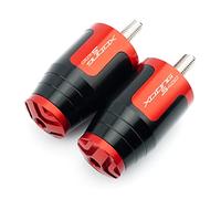 Motorbike Handlebar End Weights For KYMCO XCITING S 400i Xciting S400 2017-2022 2021 Motorcycle CNC Aluminum Handlebar Grips Handle Bar Ends Plug Anti Vibration(Red)