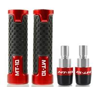 Motorbike Handlebar End Weights For MT-10 MT10 MT 10 2016 2017 2018 2019 2020 2021 Motorcycle Hand Grip Handle bar Ends Slider Cover(Red,A+B)