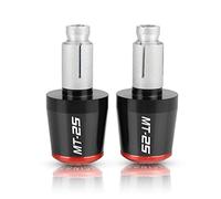 Motorbike Handlebar End Weights FOR MT25 MT-25 MT 25 2015 2016 2017 2018 2019 2020 7/8" 22MM Handlebar Hand Grips Handle Bar End Cap(Red)