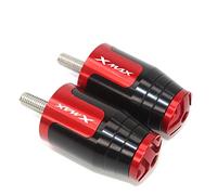 Motorbike Handlebar End Weights For X┐max 125 250 300 400 X┐MAX 2017 Motorcycle 7/8" 22MM Handlebar Hand Grips Handle Bar End Cap Plug(Red,A)