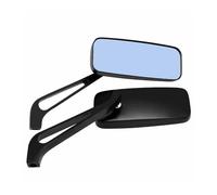 Motorbike Handlebar Mirror 1 Pair Rectangular Motorcycle Mirror For For Cruiser Bobber For Chopper For Softail For Sportster ATV Motor Mirror