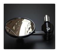 Motorbike Handlebar Mirror 2Pcs 16mm Universal Motorcycle Convex Plane Handle Bar End Mirrors Folding The Rearview Modification Accessories Motorcycle Handlebar Mirror(Convex-Mirror)