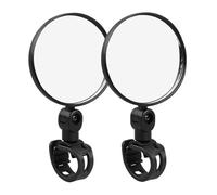 Motorbike Handlebar Mirror 2pcs Adjustable Rotate Motorcycle Auxiliary Rearview Wide-Angle Cycling Rear View Mirrors Mirrors Motorcycle Rear