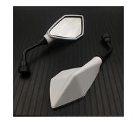 Motorbike Handlebar Mirror 2Pcs/Pair Motorcycle Rearview Mirror Scooter Rearview Mirrors Rear Side Convex Mirror 10mm Motorbike Accessories