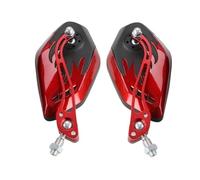 Motorbike Handlebar Mirror 2Pcs/Set 8/10mm Aluminum Alloy Motorbike Scooter Motorcycle Accessories Handlebar Mount Rear View Mirrors