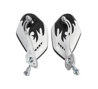 Motorbike Handlebar Mirror 2Pcs/Set 8/10mm Aluminum Alloy Motorbike Scooter Motorcycle Accessories Handlebar Mount Rear View Mirrors