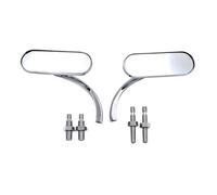 Motorbike Handlebar Mirror Motorcycle Rearview Mirror M8 M10 Black Mirror For Road King For Street For Electra Glide For Road Glide For Dyna For Softail 1982-2020