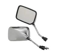 Motorbike Handlebar Mirror Motorcycle Square Mirrors 10mm M10 Thread for Scooter for Baron for BMS for Retro for Lance for Vintage Rear View Mirrors