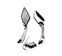 Motorbike Handlebar Mirror Universal Moto Motorcycle Back Mirrors Aluminum Side Rear View Mirror Motorbike Scooters Bar End Rearview Mirror