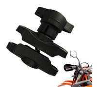 Motorbike Handlebar Mount Base - Universals Clamp Ball Joint Holder, Adjustable 360 Rotation Support Stand, Strong Metal Phone Foundation | Outdoor Riding Use For Navigation Video Recording Action