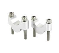 Motorbike Handlebar Risers 28mm 1 1/8" Handlebar Riser Fat Bar Risers For CB1000R CB650R CB500X/F CBF125NA/300NA VFR1200X CTX700 CRF250R ADV350(Silver Riser 20mm)