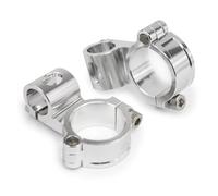 Motorbike Handlebar Risers CNC 37 39 40 41 43 45 47 48 50 51 52MM Black Motorcycle Handlebar Adjustable Clip On Tube Handle Bar