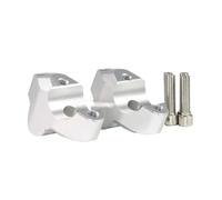 Motorbike Handlebar Risers For 1050 1090 1190 ADV Super Adventure R S T CNC GT Motorcycle Handlebar Riser Drag Clamp Extend Adapter(Silver)